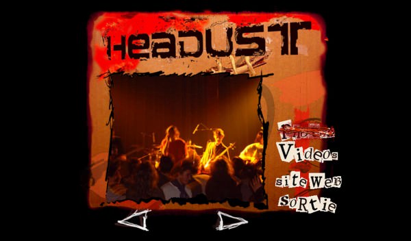 CD-ROM de l'album du groupe "Headust"