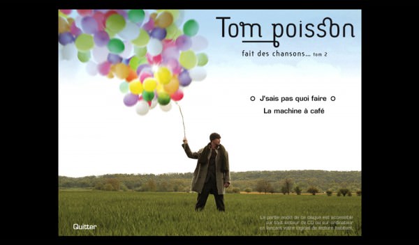 CD-ROM pour l'album de "Tom Poisson"